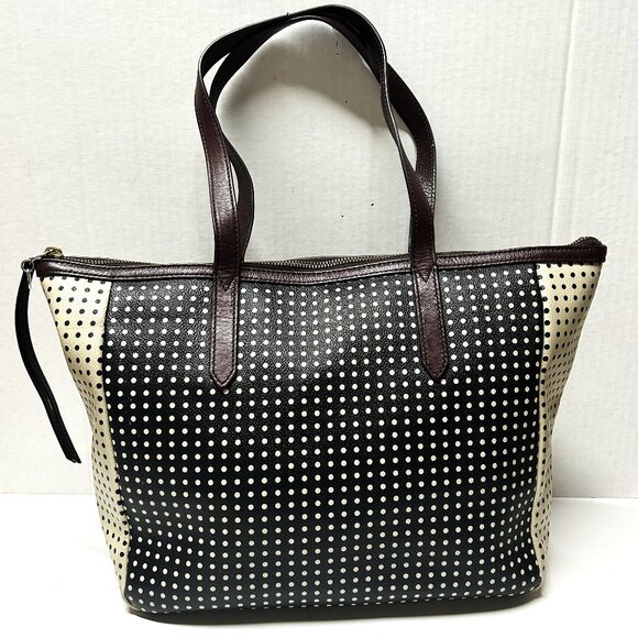 Fossil polka dot tote - Picture 1 of 6